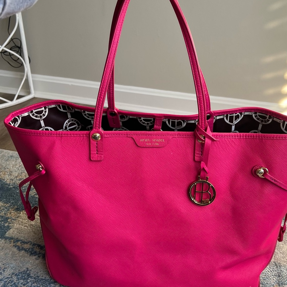 Henri Bendel Vibrant Pink Tote Bag